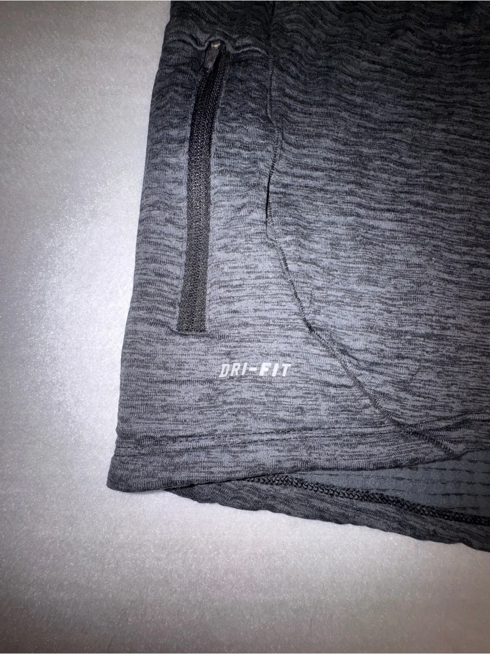 Nike women's Black Heather Quarter-Zip Performance Jacket